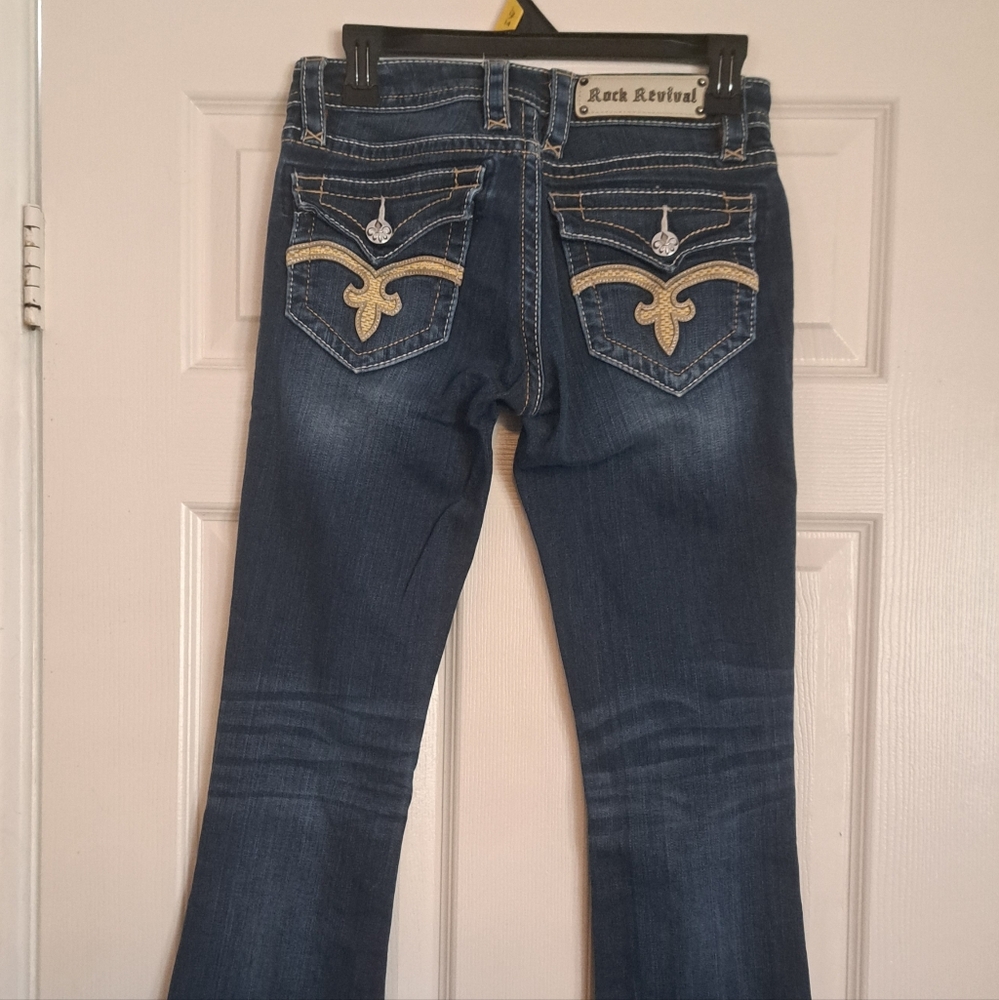 Rock Revival Women's Dark Blue Boot Cut Jeans